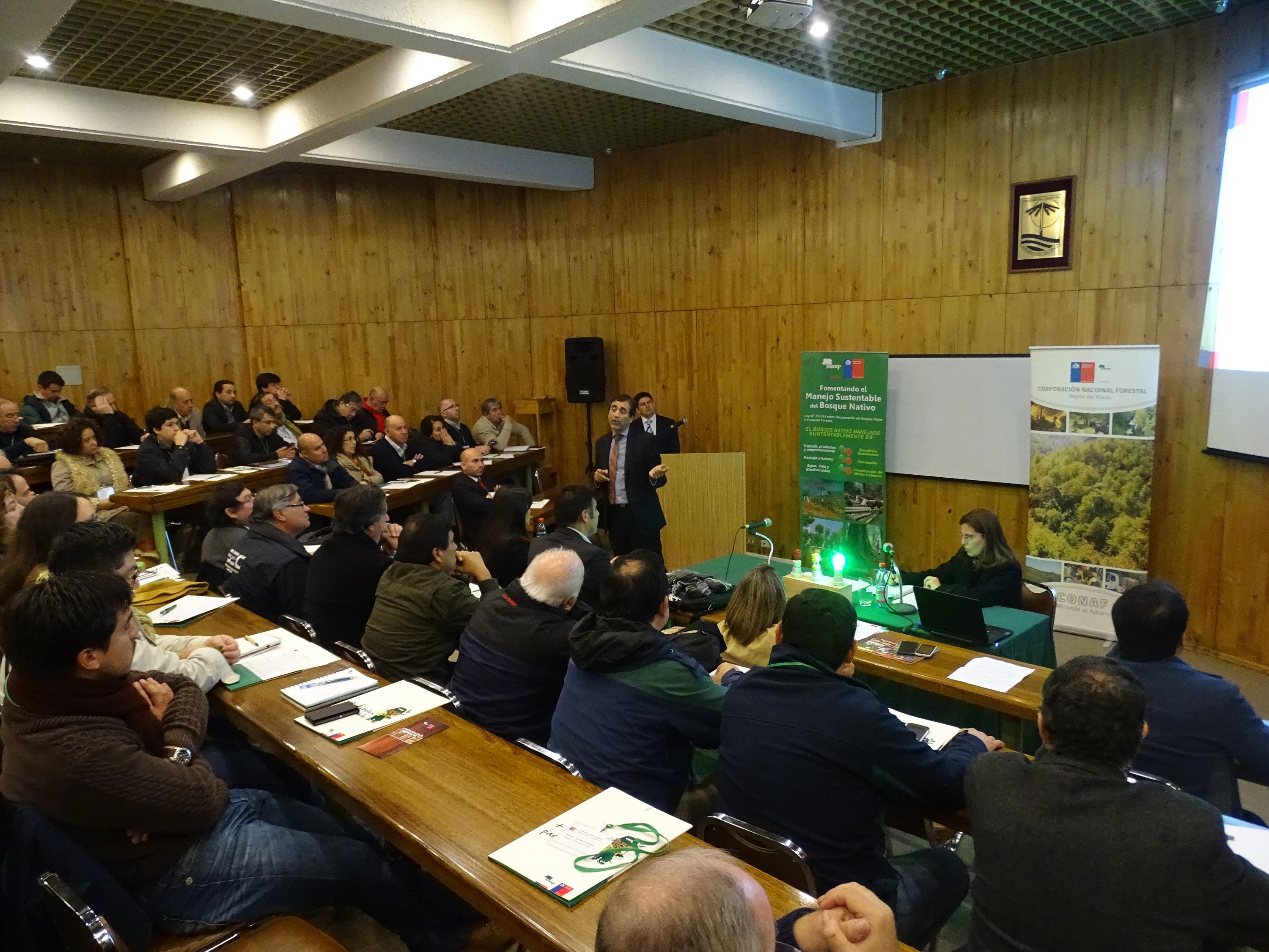 Seminario en Talca abordó el uso de la leña como combustible