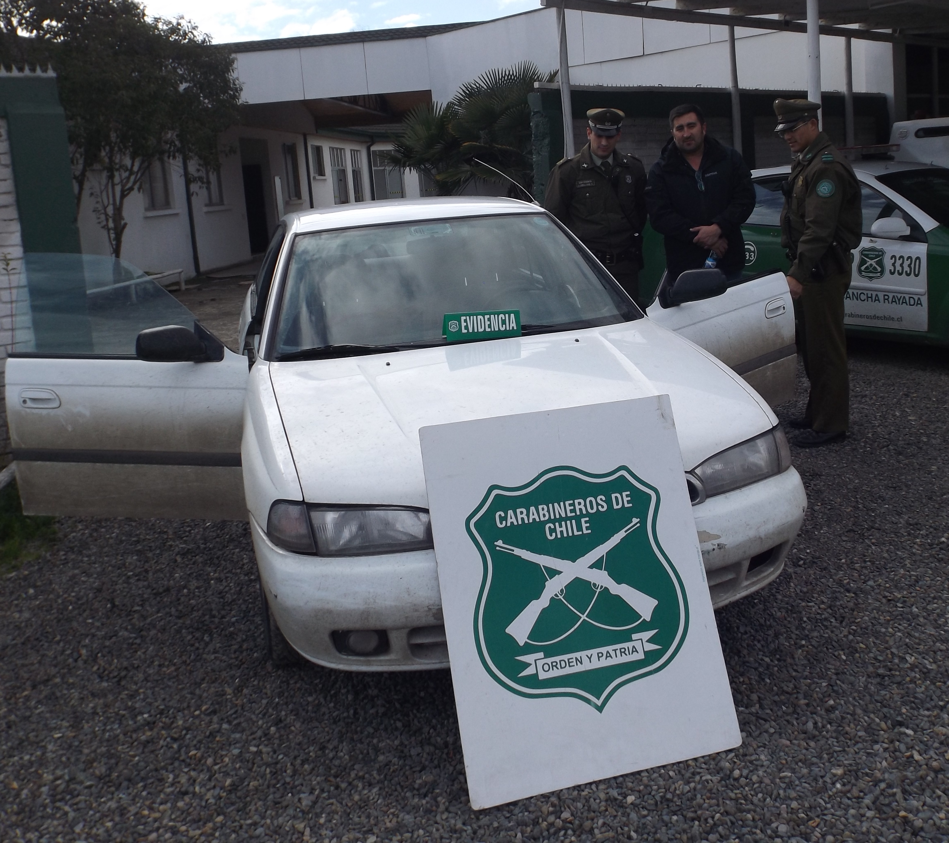 Carabineros recupera en Talca auto robado en San Javier