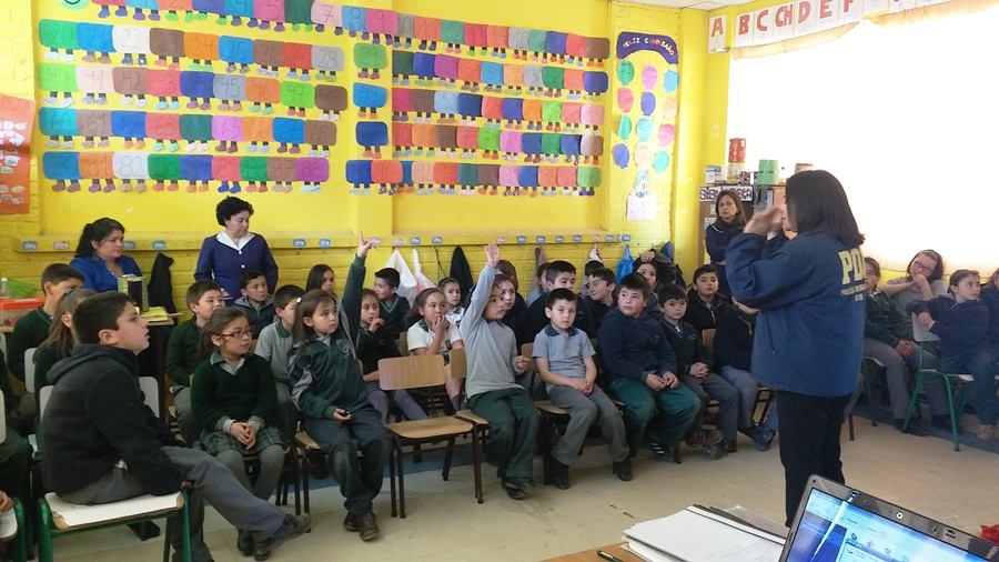 Estudiantes fueron beneficiados con charlas preventivas en Pelarco