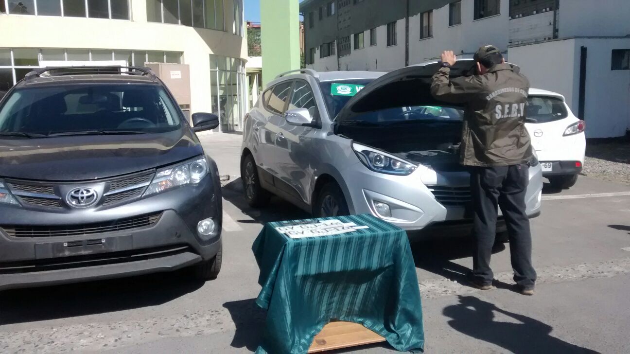 En Talca Carabineros recupera vehículos robados en Santiago