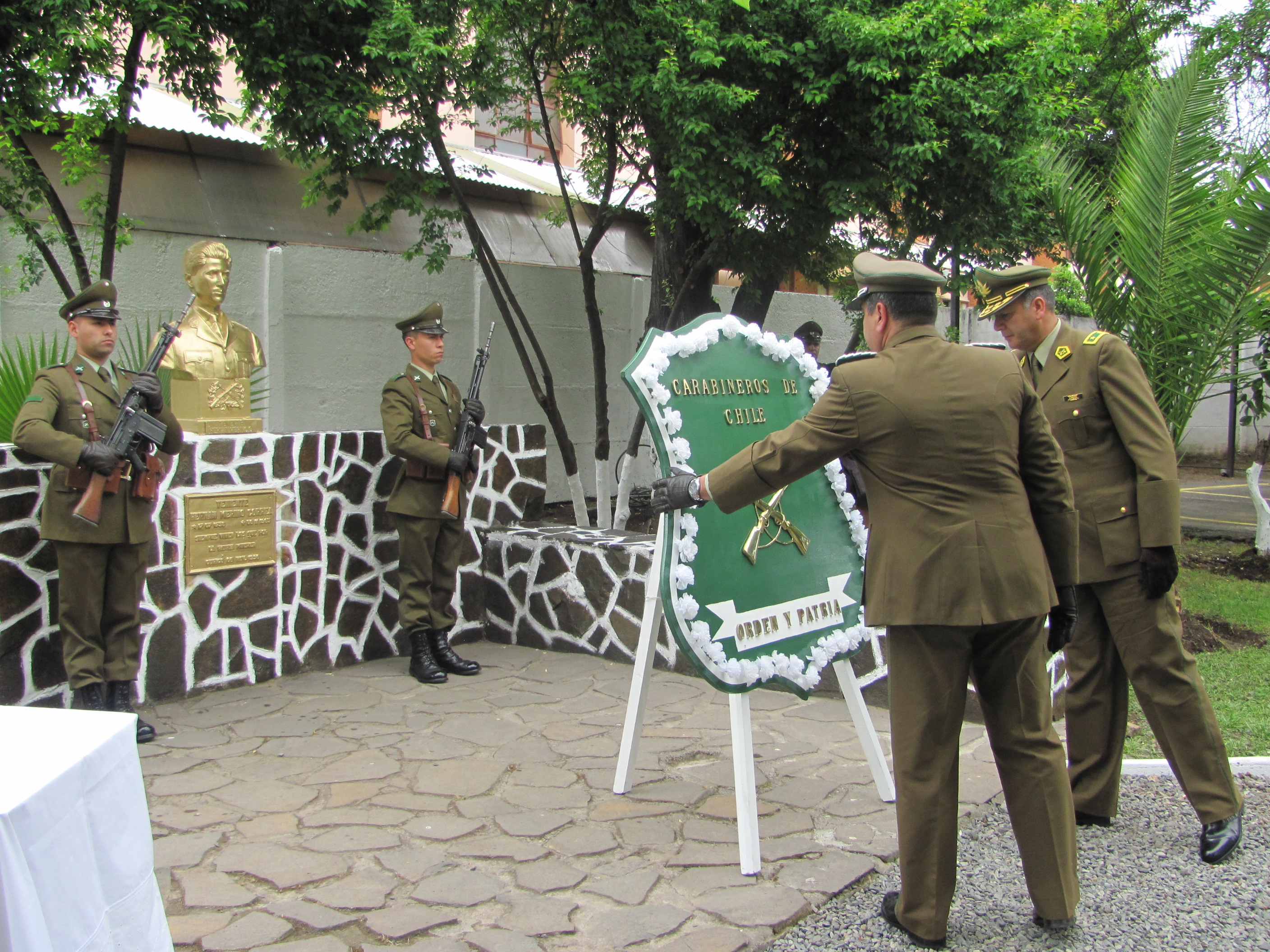 Carabineros conmemoró 50 años de la muerte del Teniente Hernán Merino Correa