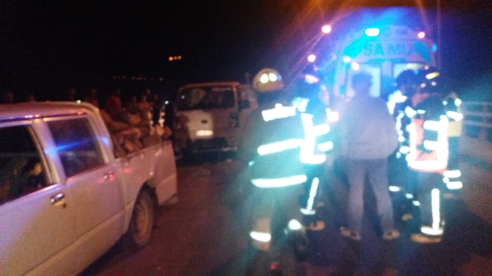 Un herido dejó colisión múltiple sobre el puente del Rio Claro en Talca