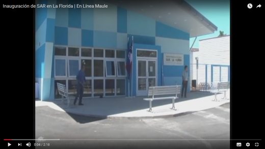 [Video] Servicio de atención primaria de urgencia de alta resolución fue inaugurado en sector la florida de Talca.