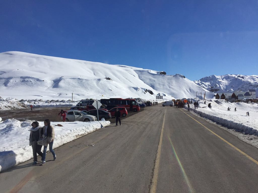 Despeje de nieve hasta el sector Lo Aguirre del Pehuenche