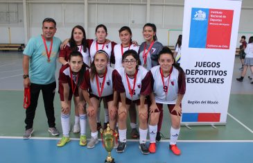 Colegios talquinos ganaron la final de Futsal sub 16