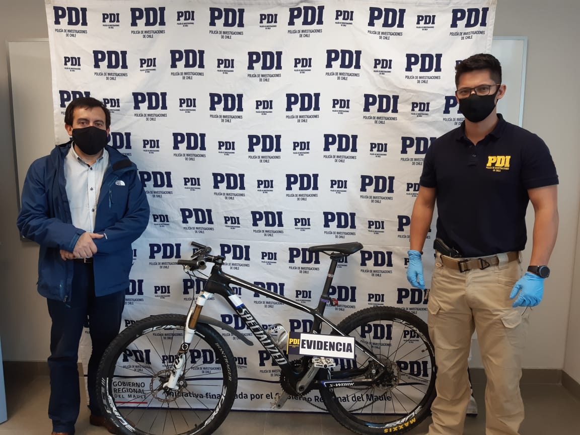 PDI Linares recupera bicicleta avaluada en 2 millones de pesos