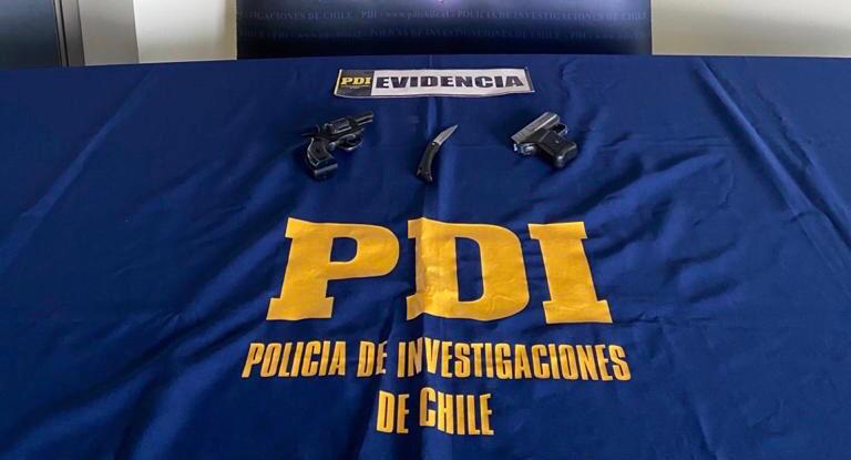 PDI de San Javier incauta armas tras control policial