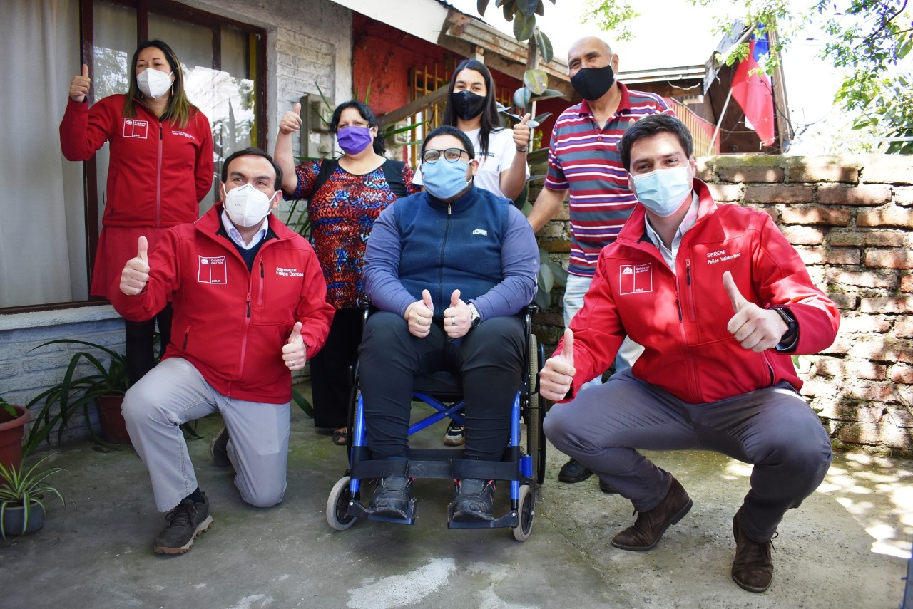 58 estudiantes maulinos con discapacidad que fueron beneficiados con el Plan de Apoyos Adicionales de Senadis
