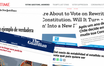 La prensa internacional aplaude los altos índices de participación tras el plebiscito en Chile y destaca el “contundente” triunfo de la opción Apruebo