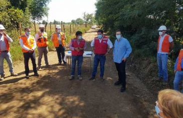 MOP inicia proyecto para pavimentar caminos en San Víctor Álamos y El Emboque de la comuna de Linares