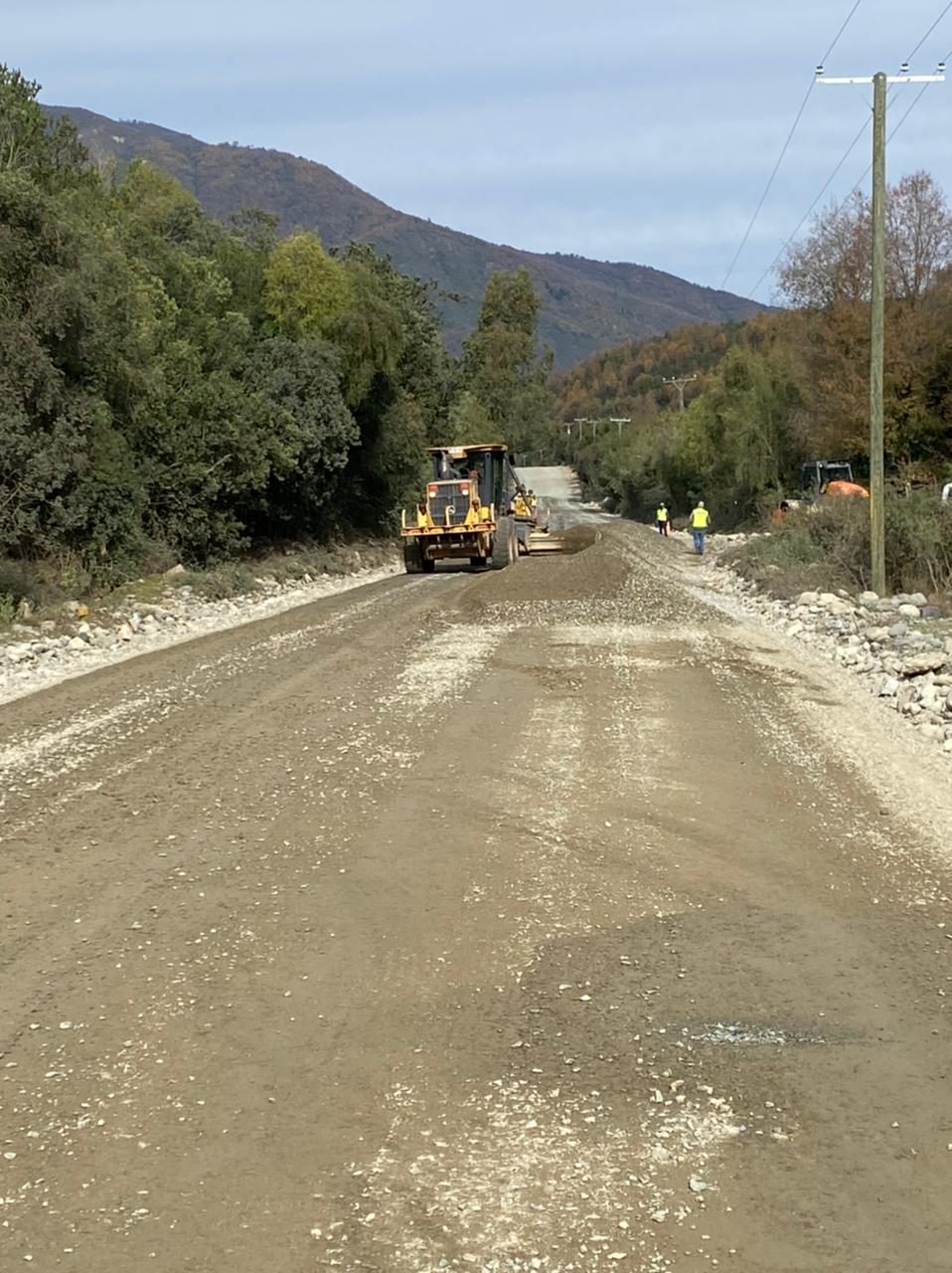 MOP mejora ruta entre Embalse Ancoa y Roblería en la provincia de Linares