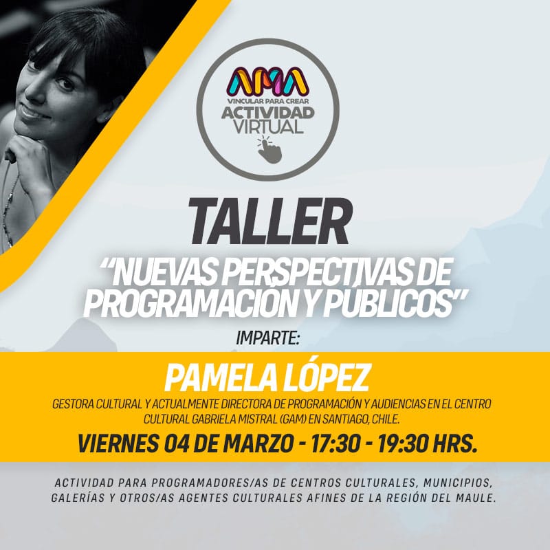 Ya están abiertas las inscripciones para los talleres gratuitos previos a AMA Maule 2022