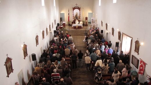 Se realizó multitudinaria misa en honor de la virgen campesina