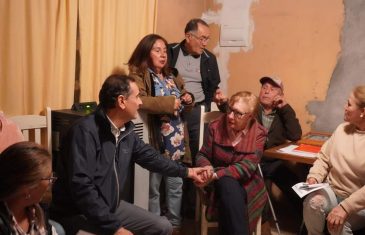 Alcalde Javier Muñoz se reunión con junta de vecinos La Alborada
