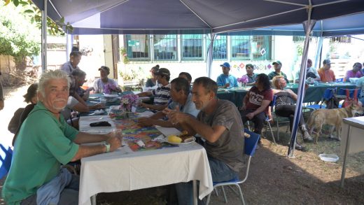 Cena navideña iluminó 50 corazones de Personas en Situación de Calle en Talca.