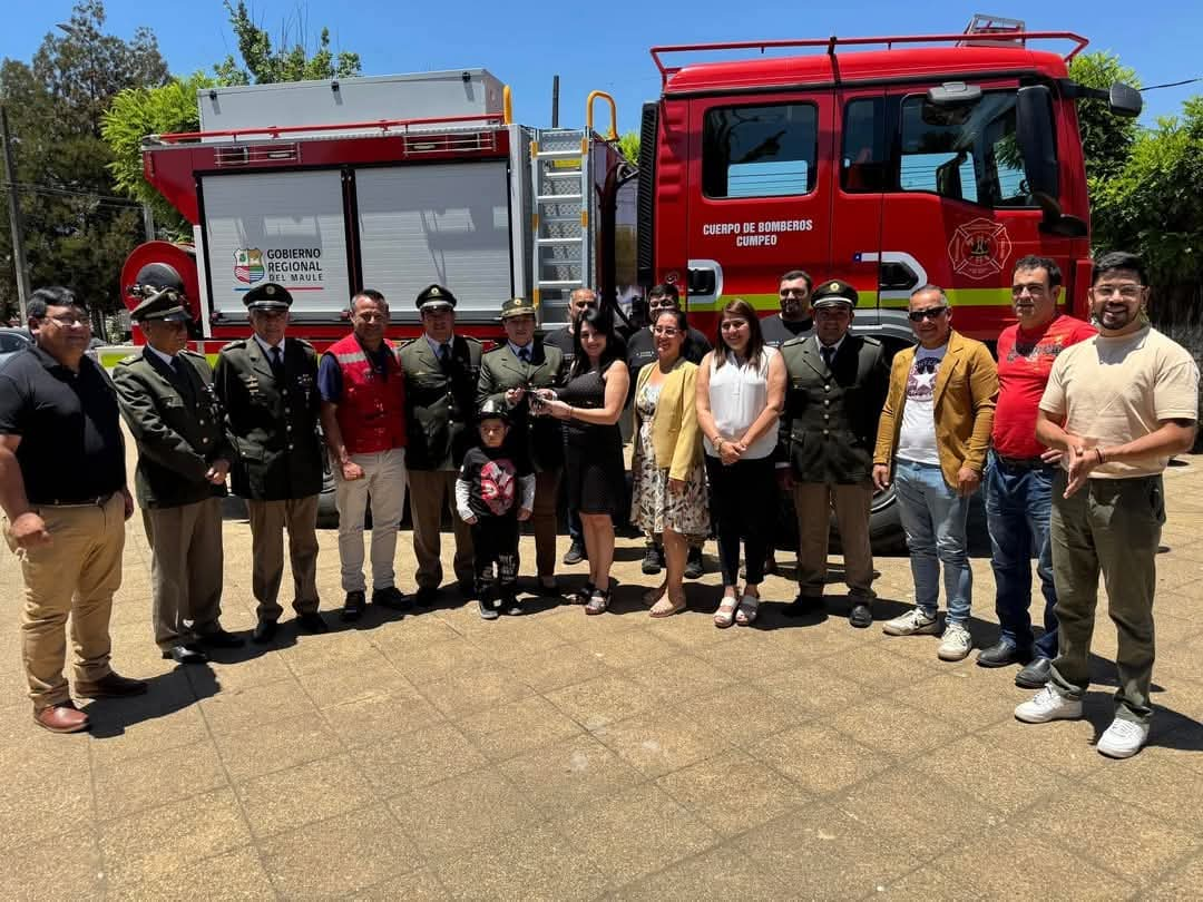 NUEVO CARRO PARA EL CUERPO DE BOMBEROS DE RÍO CLARO