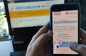 FOSIS Y MICROSOFT ABREN 10 MIL CUPOS GRATUITOS PARA UN CURSO DE INTELIGENCIA ARTIFICIAL DISEÑADO PARA EMPRENDEDORES. INSCRIPCIONES HASTA EL 26 DE ENERO.