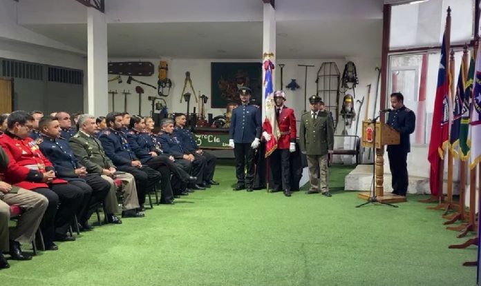 Conmemoración del aniversario 124° de la Segunda Compañía del Cuerpo de Bomberos de Linares