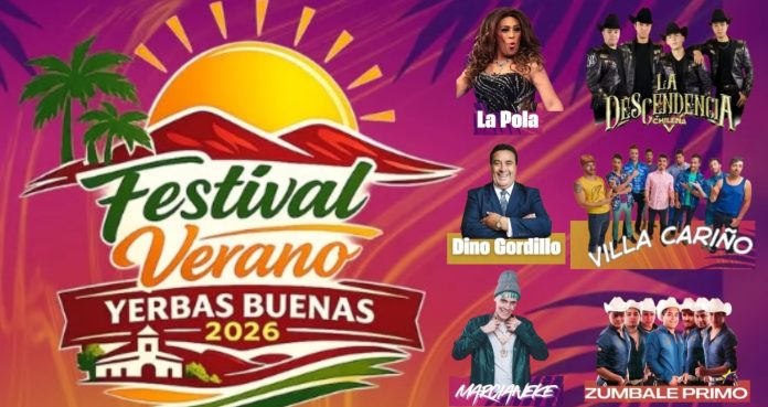 Festival Yerbas Buenas 2026 Festival Verano Yerbas Buenas 2026 anuncia dos noches de música y humor con entrada liberada.