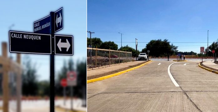 Nuevo acceso vehicular en Linares en intersección de Manuel Rodríguez con Circunvalación Exterior Norte.