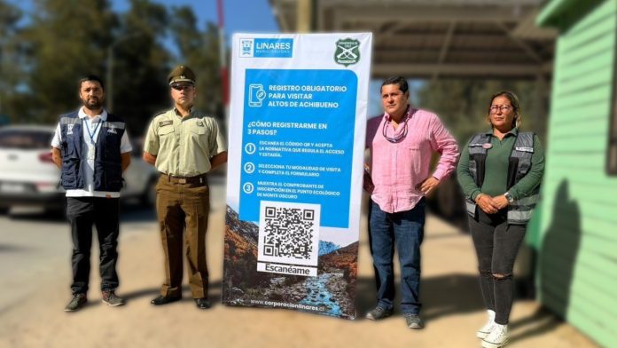 Municipalidad de Linares y Carabineros implementan registro obligatorio digital para visitantes en Altos del Achibueno