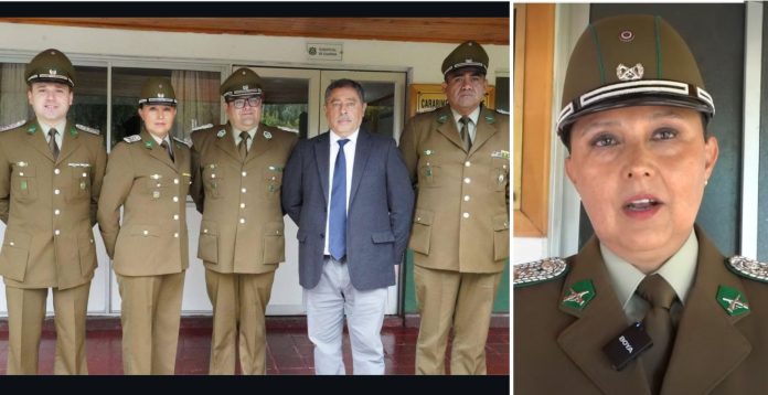 Suboficial Mayor Johanna Zúñiga se convierte en la primera mujer en liderar el Retén Estación Villa Alegre.