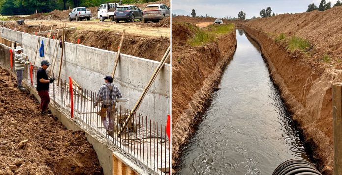Canal Unificado Liguay–Bodega alcanza 75% de avance y refuerza seguridad hídrica en Maule Sur.