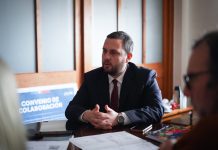 Seremi de Bienes Nacionales, Flavio Bazzi, sostuvo una reunión con el Delegado Presidencial Provincial de Cauquenes