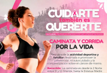 Corrida por la Vida, una actividad deportiva y familiar que se realizará en el marco del Mes de la Prevención del Cáncer de Mama